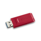 Verbatim Store 'n' Go 32 GB USB Flash Drive - Red-Built-in Microban antimicrobial product protection helps fight bacteria growth