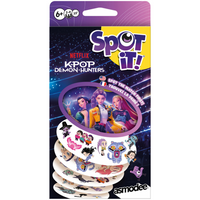Zygomatic Spot It! K-Pop Demon Hunters Fun Family Game - For 2 - 8 Players-Fast-paced matching game featuring a fun KPOP theme for an exciting and engaging family gaming experience