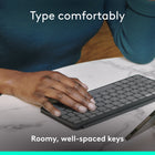 	 Logitech Keys-To-Go 2 Portable Wireless iPad Keyboard with Built-in Cover - Graphite-Use the Keys-to-Go 2 wireless Bluetooth keyboard with tablets and devices that use Windows, Android, macOS, and ChromeOS