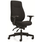 Staples Newdale High Back Heavy Duty Multi-Tilter Office Chair - Fusion Carbon Fabric - Black-High back multi-tilter chair