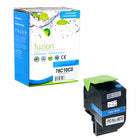 fuzion Lexmark (78C10C0) Compatible Toner Cartridge - Standard Yield - Cyan-Ink Colour: Cyan