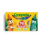 Crayola Crayons, 96 Count-Features 96 Crayola crayons in a convenient flip-top crayon box with built-in sharpener