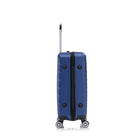 Swiss Traveller Paddrix  3-Piece Hardside Luggage Set - Sapphire Blue-20" Carry-on Dimensions - Inner: 20" L x 13" W x 7.6" H, Outer: 22.8" L x 13.7" W x 8.2" H, Weight: 6.17 lbs
