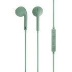 Basic Tech Wired Earbuds with Volume Control And Mic - Sage-Universal