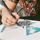 Sharpie Pens - Black - 2 Pack-Unique extruded plastic tip allows for durability and line width consistency