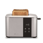 Salton Stainless Steel Digital Countdown Toaster - 2 Slice-Digital countdown timer lets you know when your toast will be ready
