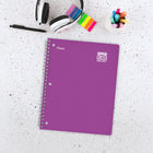 Mead 2026-27 Upper Class Student Weekly/Monthly Planner - 11"x 9" - Purple - Bilingual-Page size: 9-7/8" H x 7-3/4" W