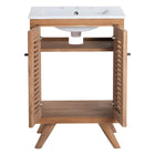 Modway Birdie 24" Bathroom Vanity - Natural/White-9