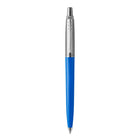 Parker Jotter Originals Ballpoint Pen - Classic Blue Finish - Blue Ink  -Signature retractable design opens and closes with a satisfying click