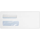 LUX #10 Double Window Envelope, 4-1/8" x 9-1/2", White Wove with Redi-Seal, 50 Pack (24559-QP-50)-Comes in White Wove with Redi-Seal