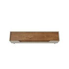 Manhattan Comfort Marcus 70.86" Mid-Century Modern TV Stand - Beige and Nature-Frame Made of High Quality MDF with Painted Finish. Legs Made of Solid Pine Wood for Fashion and Durability