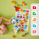LEGO DUPLO Town Alphabet Truck Building Block Set-Toddlers group the bricks by color and use them to start creating words