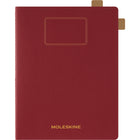 Moleskine Student Ruled XXL Soft Cover Journal - 8.5" x 11" - Cranberry Red-Stickers: bookmark stickers, stickers to customize your notes and a subject sticker for the cover