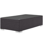 Modway Convene Outdoor Patio Coffee Table - Espresso-Water & UV Resistant