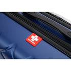 Swiss Traveller Paddrix  3-Piece Hardside Luggage Set - Sapphire Blue-28" Checked Large Dimensions - Inner: 28" L x 18.9" W x 10.9" H, Outer: 30.7" L x 19.6" W x 11.4" H, Weight: 8.6 lbs