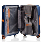 Champs Vintage II 24" Luggage Case - Navy-TSA Lock on the 28" Case, 24" and 20"
