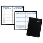 Staples 2027 Weekly/Monthly Planner - 8" H x 4-7/8" W - Black - Bilingual-Personal information page includes section for General, Emergency and Medical, dates to remember page, and three year reference