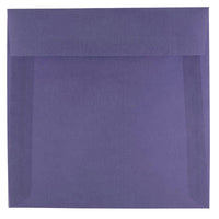 JAM Paper Square Translucent Vellum Invitation Envelopes - 6.5" x 6.5" - Wisteria Purple - 25 Pack (1592113)-Color: Wisteria Purple 