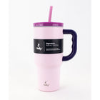 Sully Double Wall Stainless Steel Tumbler with Straw - 1020mL - Mauve-Double walled