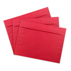 JAM Paper 9 x 12 Booklet Envelopes, Brite Hue Red Recycled, 1000 Pack (17253B)-Opening: booklet