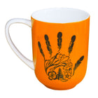 Oscardo Gitxsan Hand by Michelle Stoney Porcelain Mug - 485ml-Broad Shape Porcelain Mug - Holds 485 ml / 16 oz, ideal for coffee, tea, and hot beverages