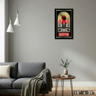 Led Zeppelin Mothership Music Cover with Gold Vinyl - Framed Print - 19" x 31"-Ready to hang - arrives fully assembled