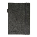 Cambridge Bungee Notebook with Pen Loop - 192 Pages - Light Grey (590015)-8" x 5-1/2" sized white sheets