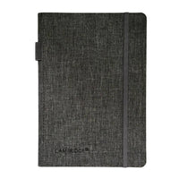 Cambridge Bungee Notebook with Pen Loop - 192 Pages - Light Grey (590015)-8" x 5-1/2" sized white sheets