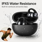 Rwan Clip Open-Ear Earbuds - Black-Lightweight construction provides a comfortable fit for everyday listening
