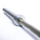MotionGrey Olympic Barbell - Strength Training Weightlifting Bar for Squats, Deadlifts & Press - Silver-Features a 50mm sleeve diameter, compatible with most Olympic weight plates for versatile training