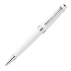 A.T. Cross Bailey Light Polished White Resin and Gold Tone Ballpoint Pen - Fine - Black Ink-Black ink ballpoint pen