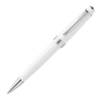 A.T. Cross Bailey Light Polished White Resin and Gold Tone Ballpoint Pen - Fine - Black Ink-Black ink ballpoint pen