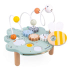 Janod Sweet Cocoon Multi-Activity Leaf Station-Includes 3 mirrors and a bee-shaped magnifying glass for exploration.