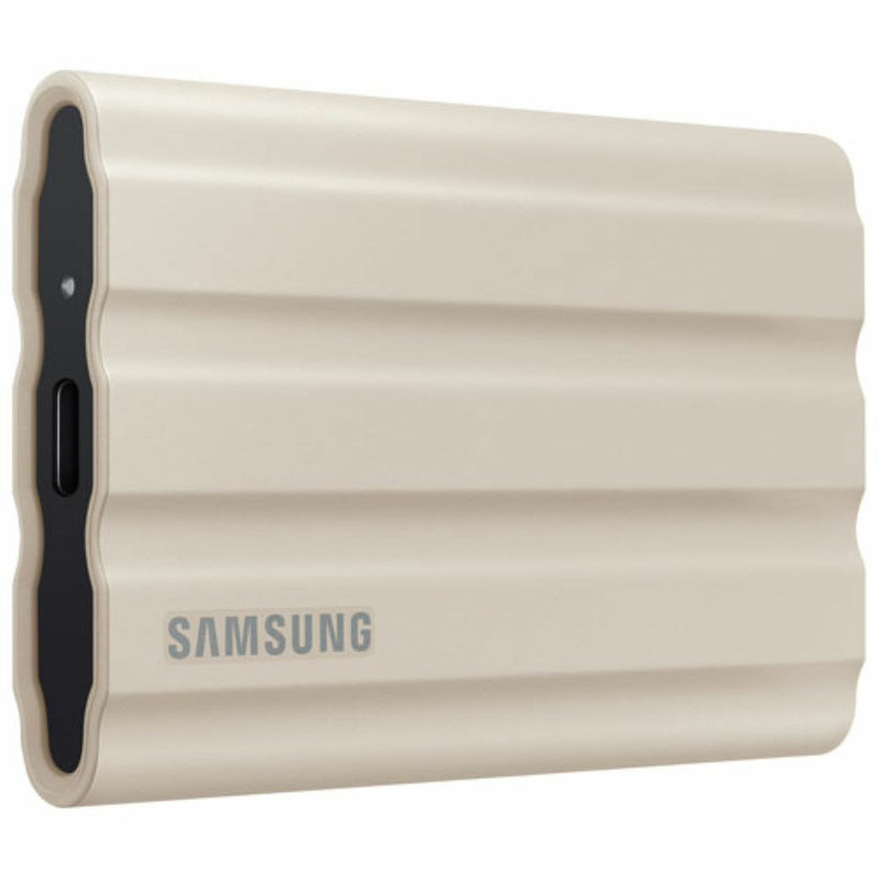 Samsung - T7 1TB USB 3.2 Gen. 2 Shield Portable SSD - Beige
