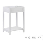Modway Altura 24" Bathroom Vanity Cabinet - White-MDF and Particleboard Construction