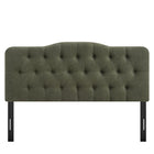 Modway Annabel Premium Linen Blend Full Headboard - Sage-Assembly Required