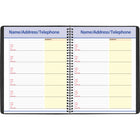 AT-A-GLANCE 2027 QuickNotes Monthly Desk Planner - 10-7/8" H x 8-1/4" W - English-Simulated leather cover in black