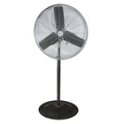 Matrix Industrial Outdoor Oscillating Pedestal Fan-Pedestal models feature adjustable height and heavy-duty round base for added stability
