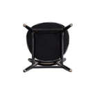 Manhattan Comfort Colbert 17.52" Industry Chic Upholstered Dining Chair - Black and Grey - Set of 4-10