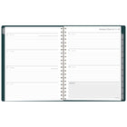 Cambridge 2027 Large Weekly/ Monthly Planner - 11-¼" H x 9" W - Teal Garden - Bilingual-Page size: 11" H x 8-1/2" W