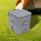 Outsunny Portable Toilet for Adults-Large waste outlet makes emptying easy
