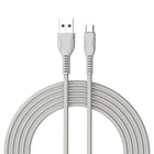 Basic Tech 3ft Micro USB Cable - Grey-Sleek & Tangle Free