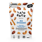 Laid Back Snacks All Dressed Seasoned Almonds, Cashews & Pretzel Mix - 130g-Dry roasted tree nuts exclusively