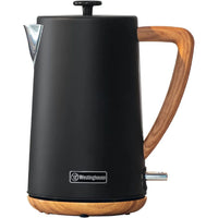 Westinghouse Faux Wood Collection Electric Kettle -XL Capacity: Boil 1.7 litres of water with our electric kettle, perfect for making tea, coffee, or other hot beverages.