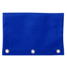 Pep Rally 3 Ring Mesh Pouch - Blue-Exterior mesh zipper pocket for easy access