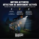 Bell+Howell Bionic Spotlight Pro Outdoor Waterproof Solar Spotlight with Decoy Camera-Lights up to 200 sq ft - even more with multiples - covers up to 200 sq ft per light add more units to brighten larger areas like driveways and backyards