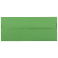 JAM Paper #10 Business Envelopes, 4 1/8 x 9.5, Brite Hue Green Recycled, 1000 Pack (15862B)-Christmas green