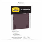 OtterBox Commuter Compatible with MagSafe Case with Camera Control for iPhone 17 Air - Trailhead Purple-Bumpers around the camera protect against hard hits