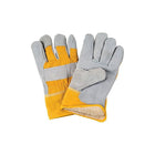 Zenith Safety Fitters Gloves, Large, Split Cowhide Palm, Boa Inner Lining - 12 Pack-Cuff Material: Rubberized