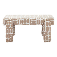 Zuo Blato Bench - Multicolor-Fabric 100% polyester leg